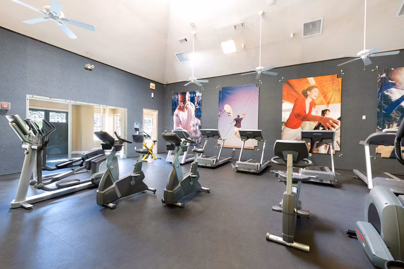 fitness center at Folio Apartments