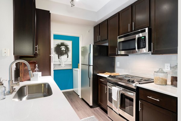 kitchen at Folio Apartments