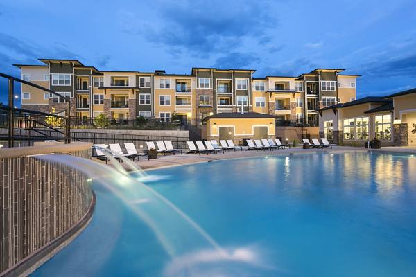 pool at HiLine at Littleton Commons Apartments