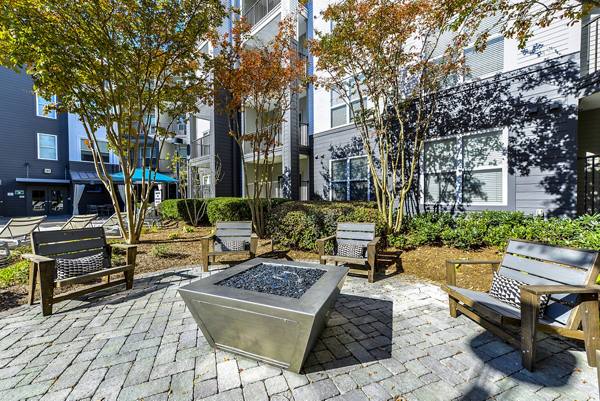 fire pit at Avana Westside Apartments                      