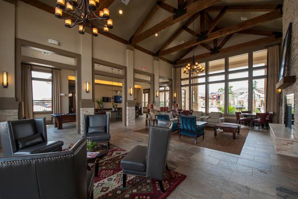 clubhouse at Crossing at Katy Ranch Apartments

