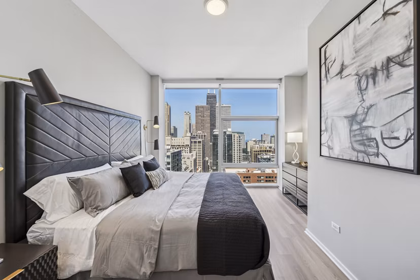 bedroom at Aston Apartments