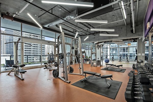 fitness center at Aston Apartments