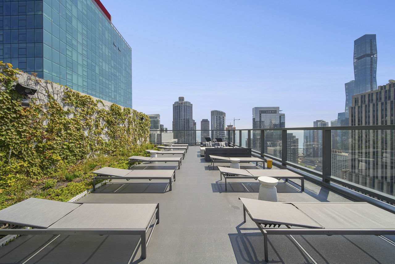 Roof deck at Aston Chicago Apartments (1 of 3)