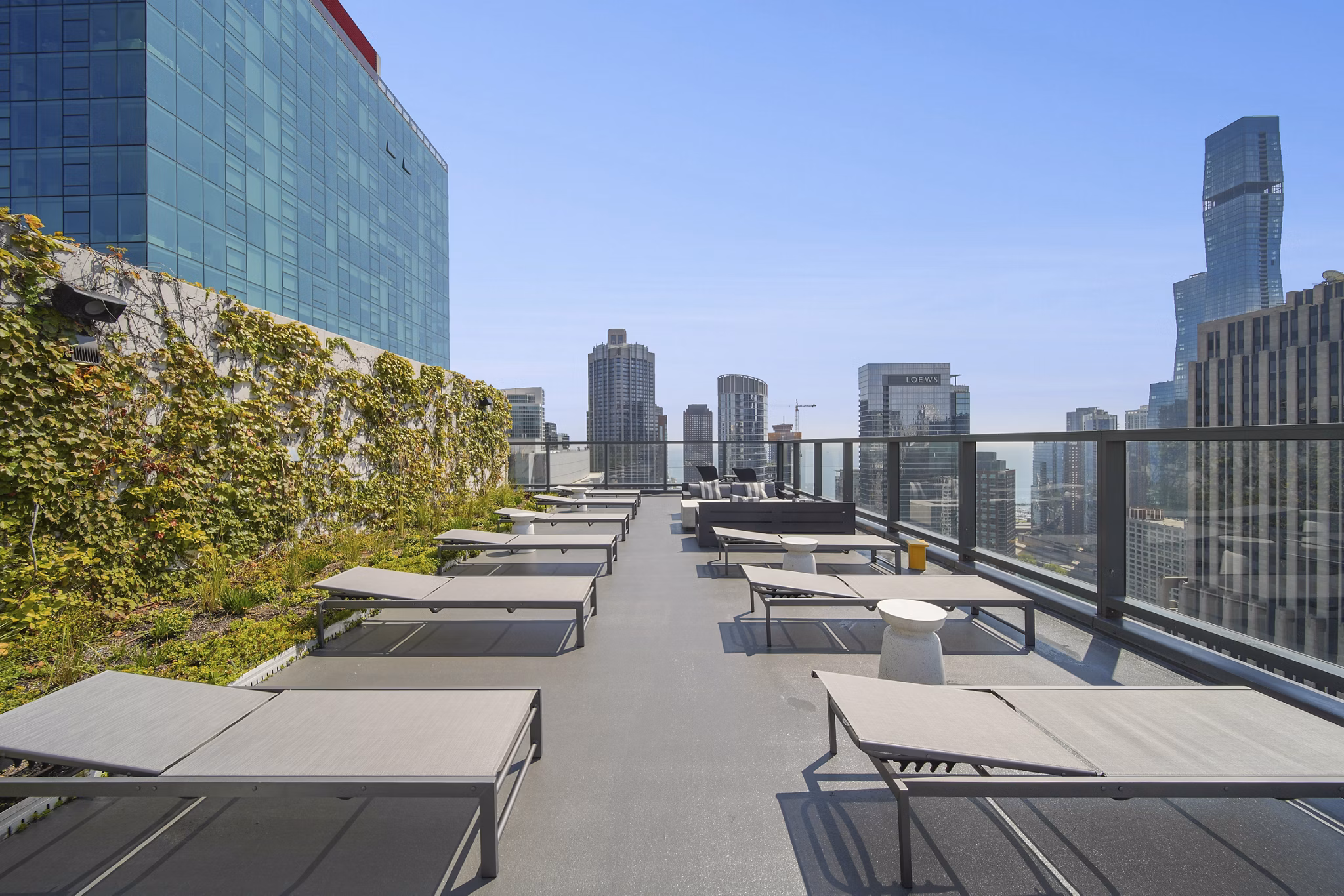 patio at Aston Apartments