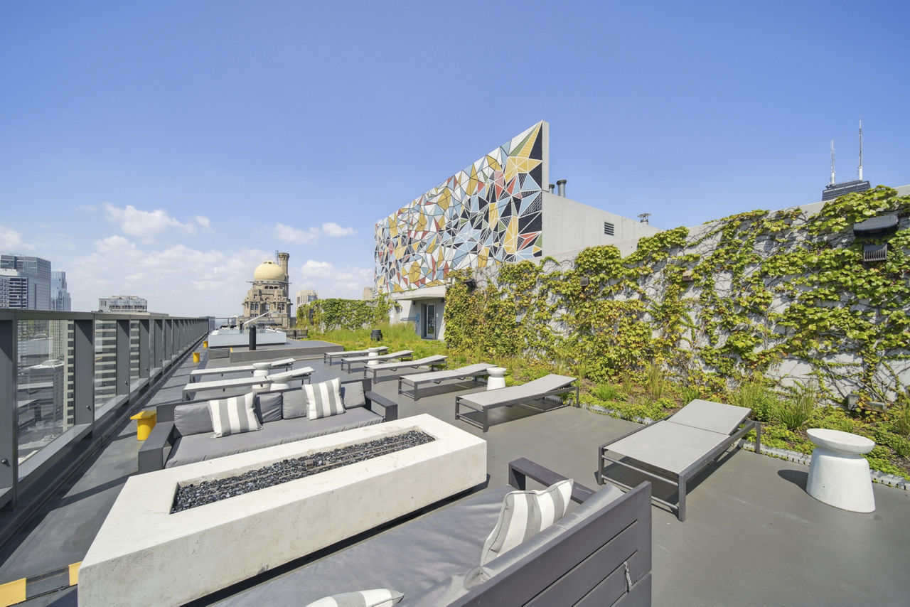 Roof deck at Aston Chicago Apartments (2 of 3)