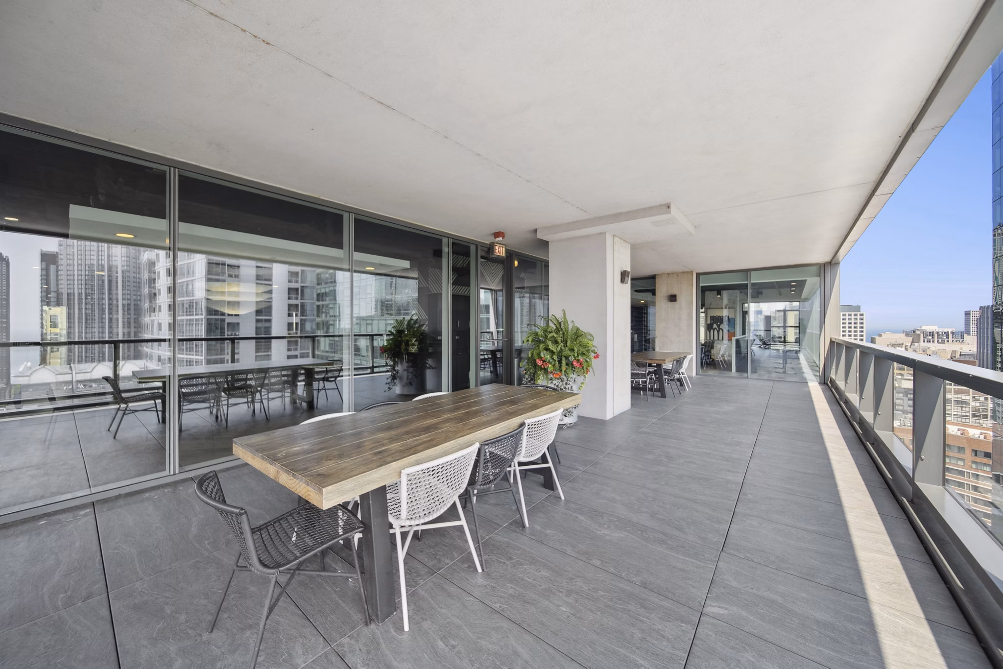 patio at Aston Apartments