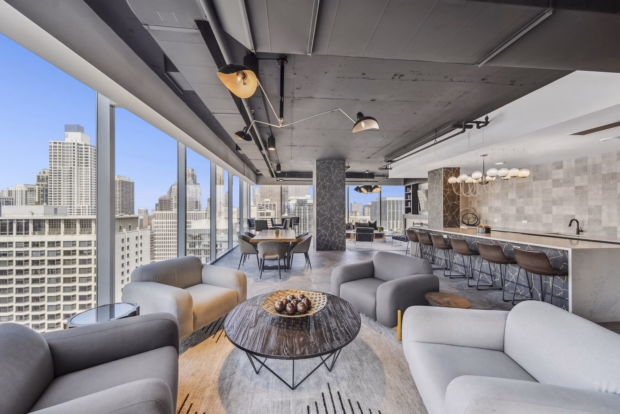 patio at Aston Apartments