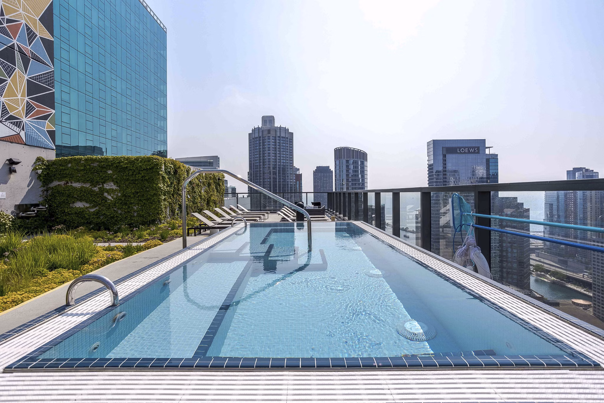 pool at Aston Apartments
