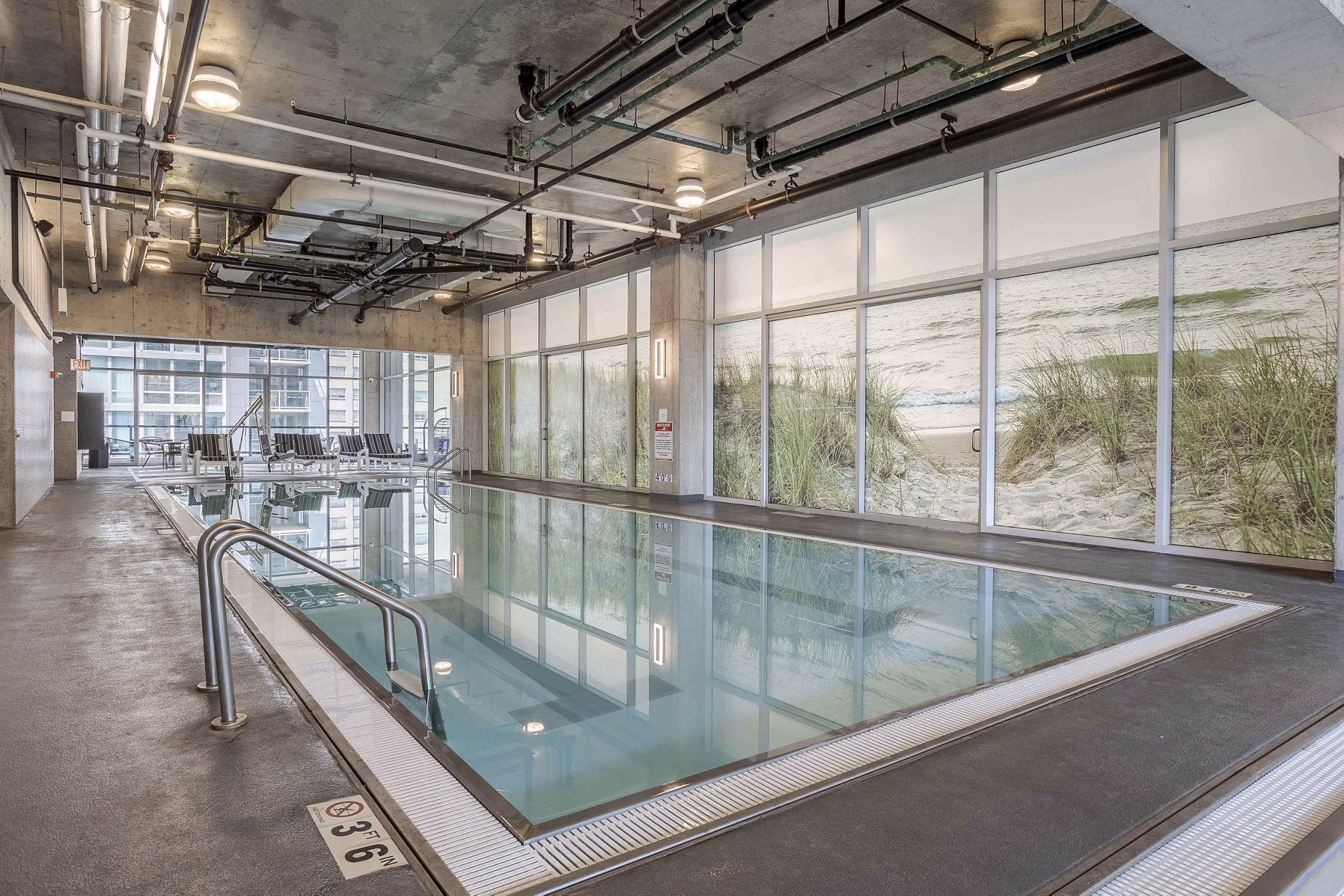 pool at Aston Apartments