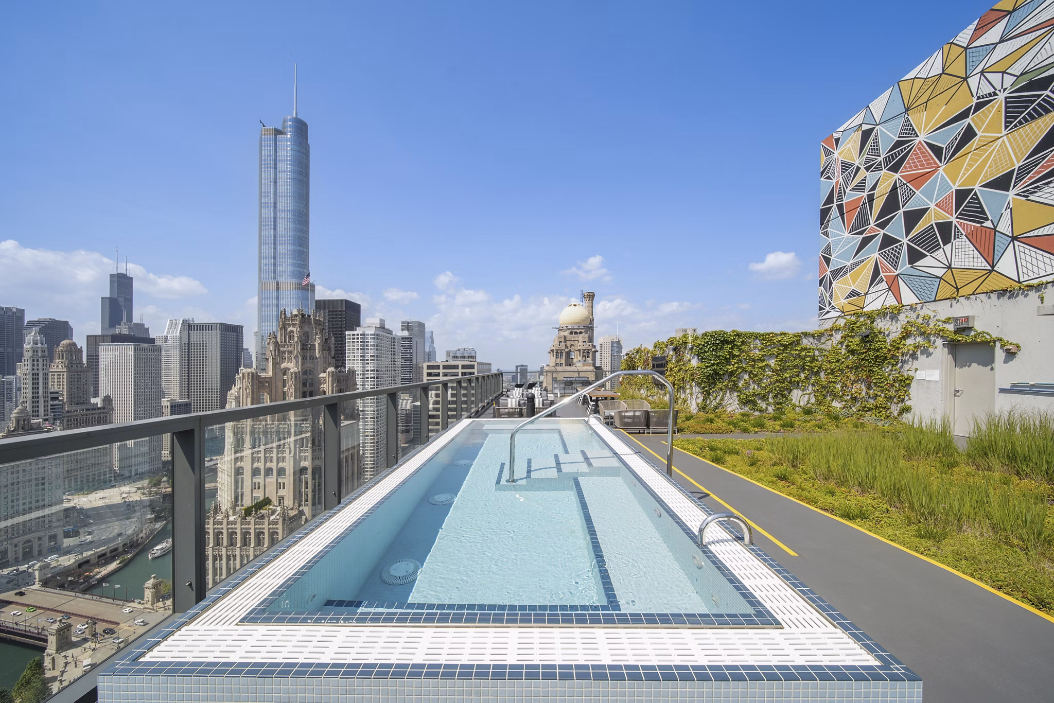 pool at Aston Apartments