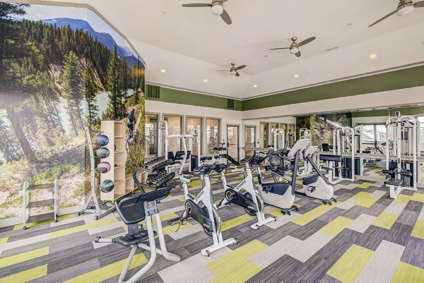 State-of-the-art fitness center with modern equipment at Champions Apartments
