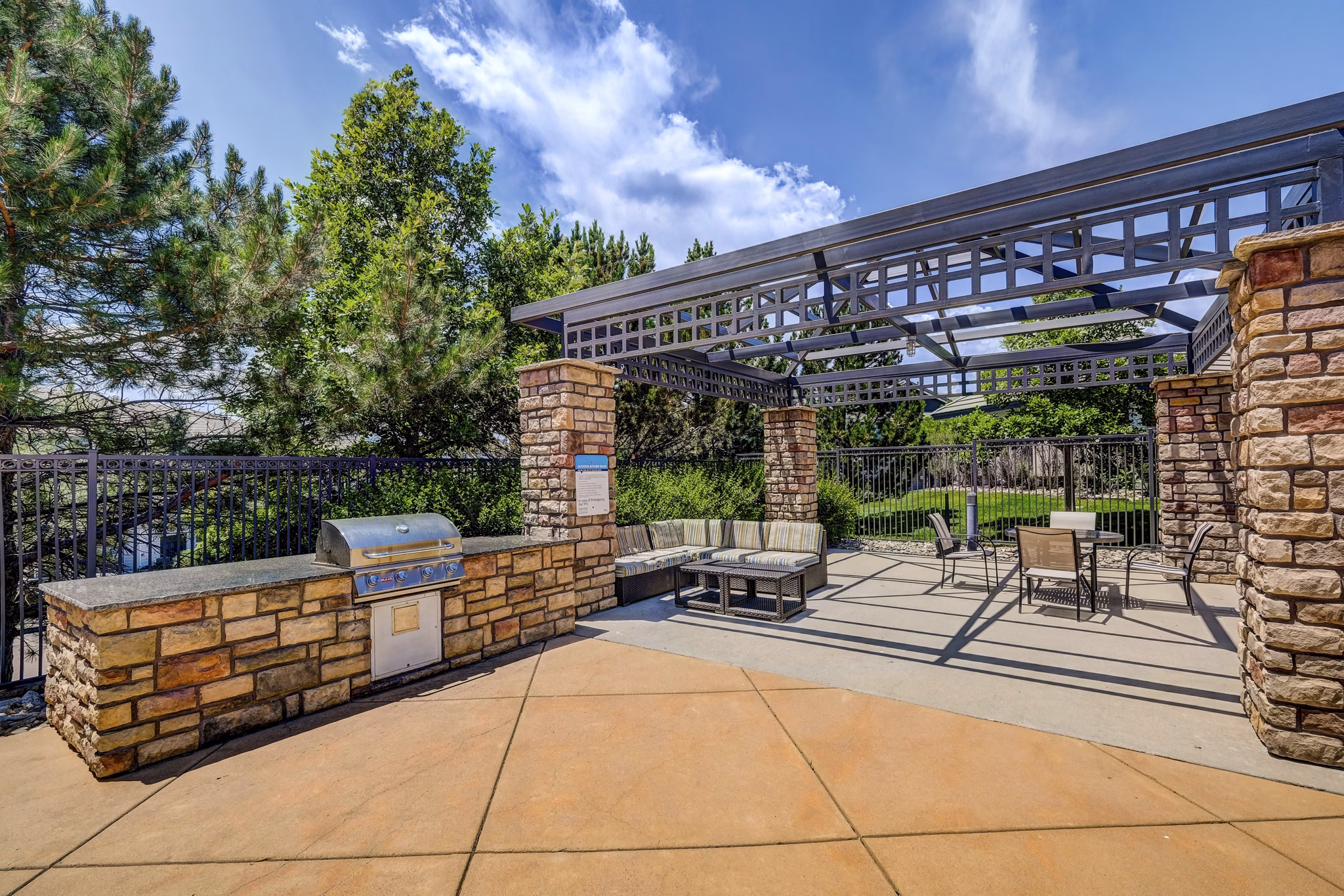 Modern fitness center at Champions Apartments offering state-of-the-art equipment for luxury living in prime location