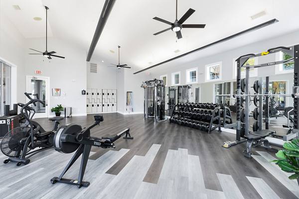 fitness center at Villages at Turtle Rock Apartments