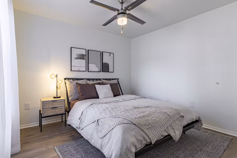 bedroom at Tinker on Forty8 Apartments