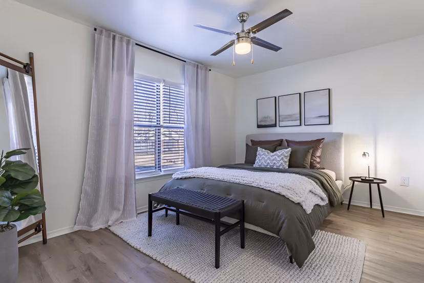 bedroom at Tinker on Forty8 Apartments