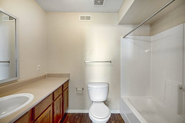 bathroom at Tinker on Forty8 Apartments