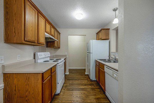 kitchen at Tinker on Forty8 Apartments