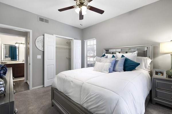 bedroom at The Village at Gracy Farms Apartments