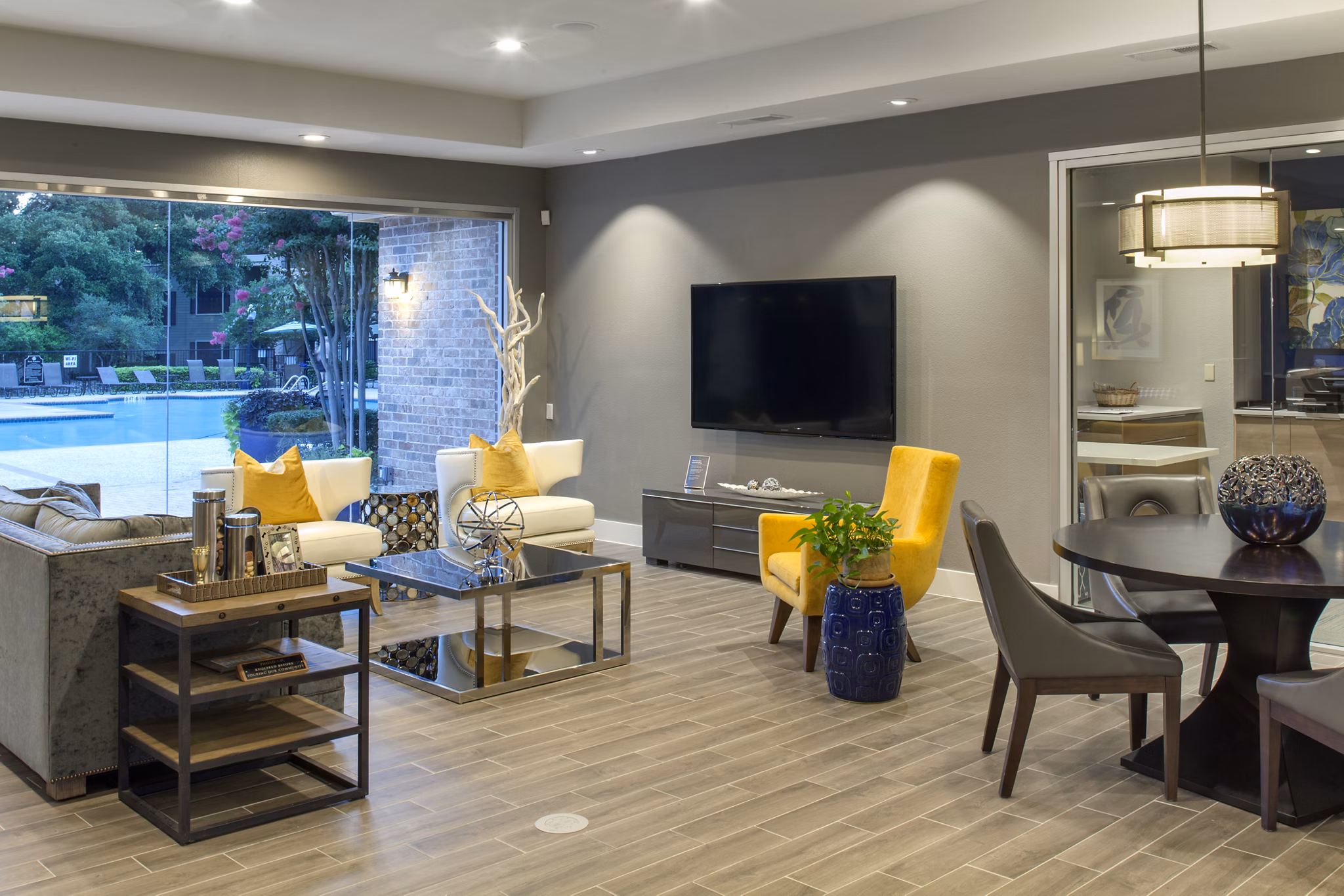 clubhouse at The Village at Gracy Farms Apartments