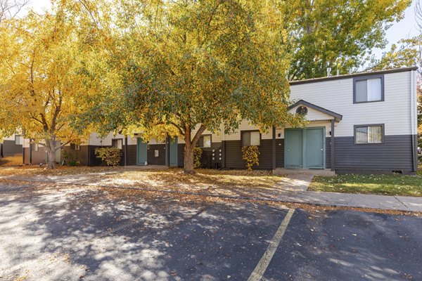 building at The Hewing Apartments