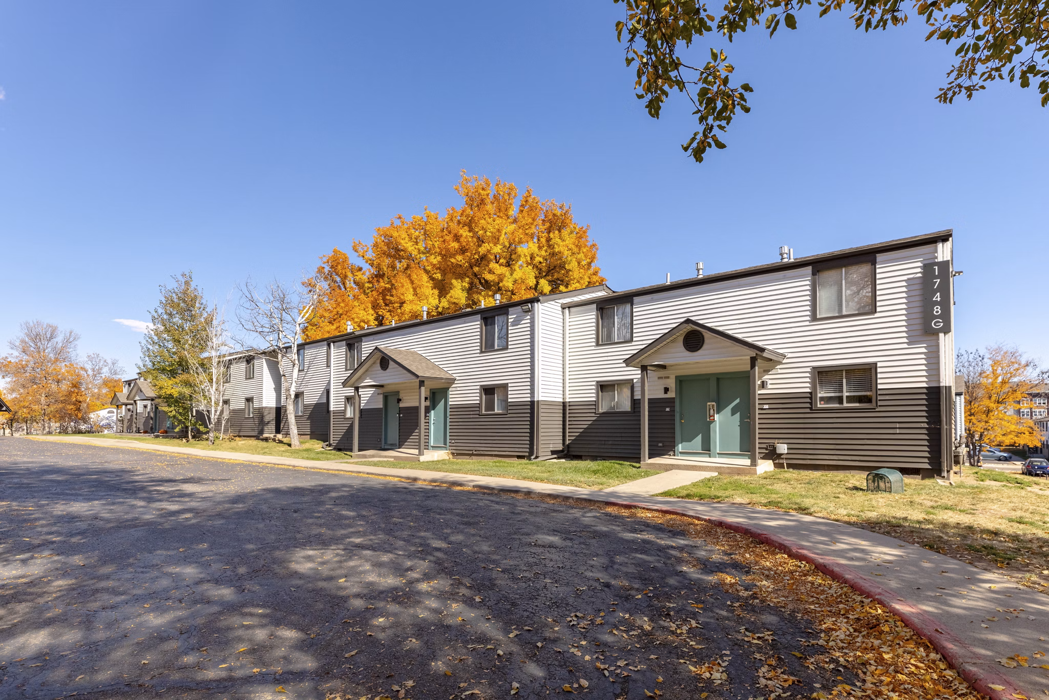 building at The Hewing Apartments