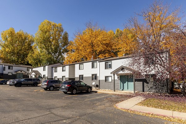 building at The Hewing Apartments