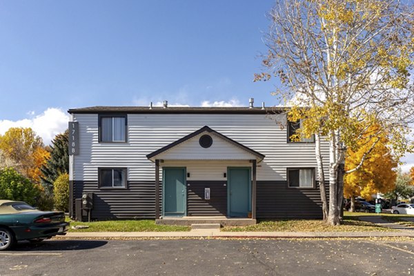 building at The Hewing Apartments