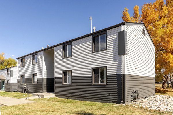 building at The Hewing Apartments