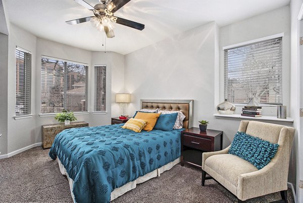 bedroom at Oasis at Waterford Cherry Creek Apartments