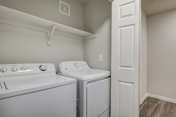 laundry room at Waterford Cherry Creek