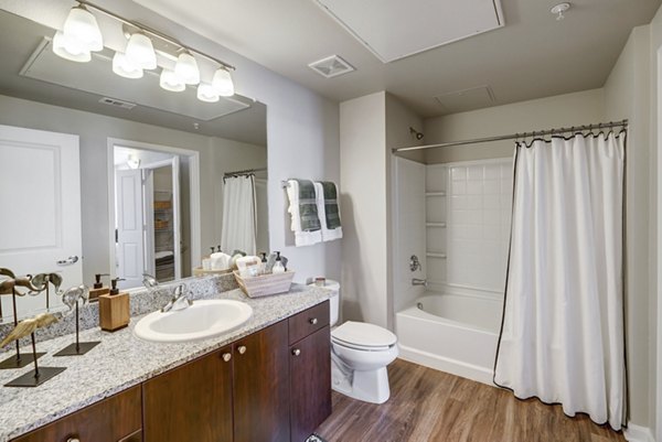 bathroom at Cielo Apartments 