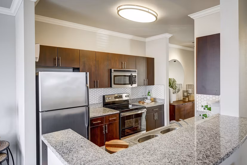 kitchen at Cielo Apartments 