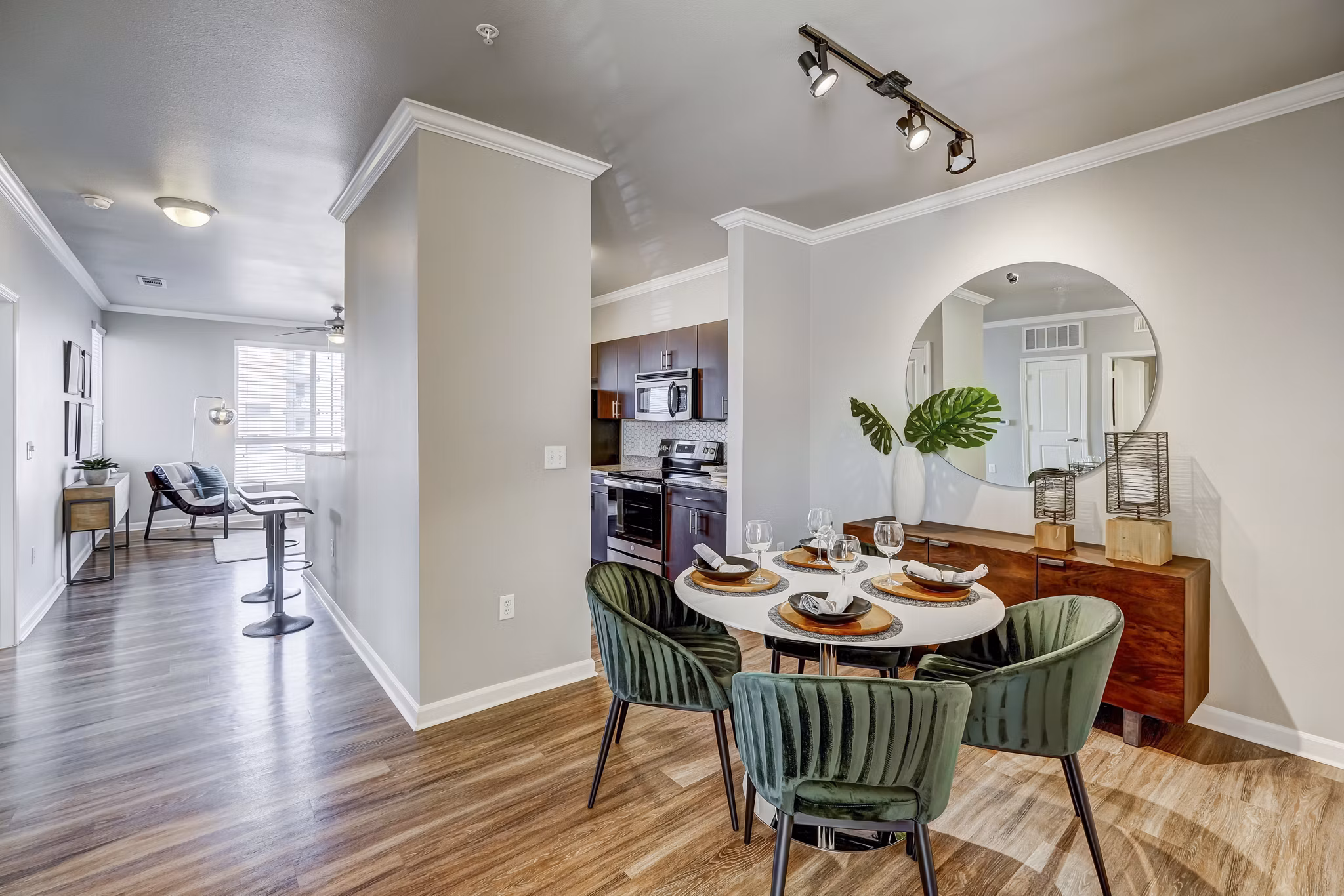 living room at Cielo Apartments 
