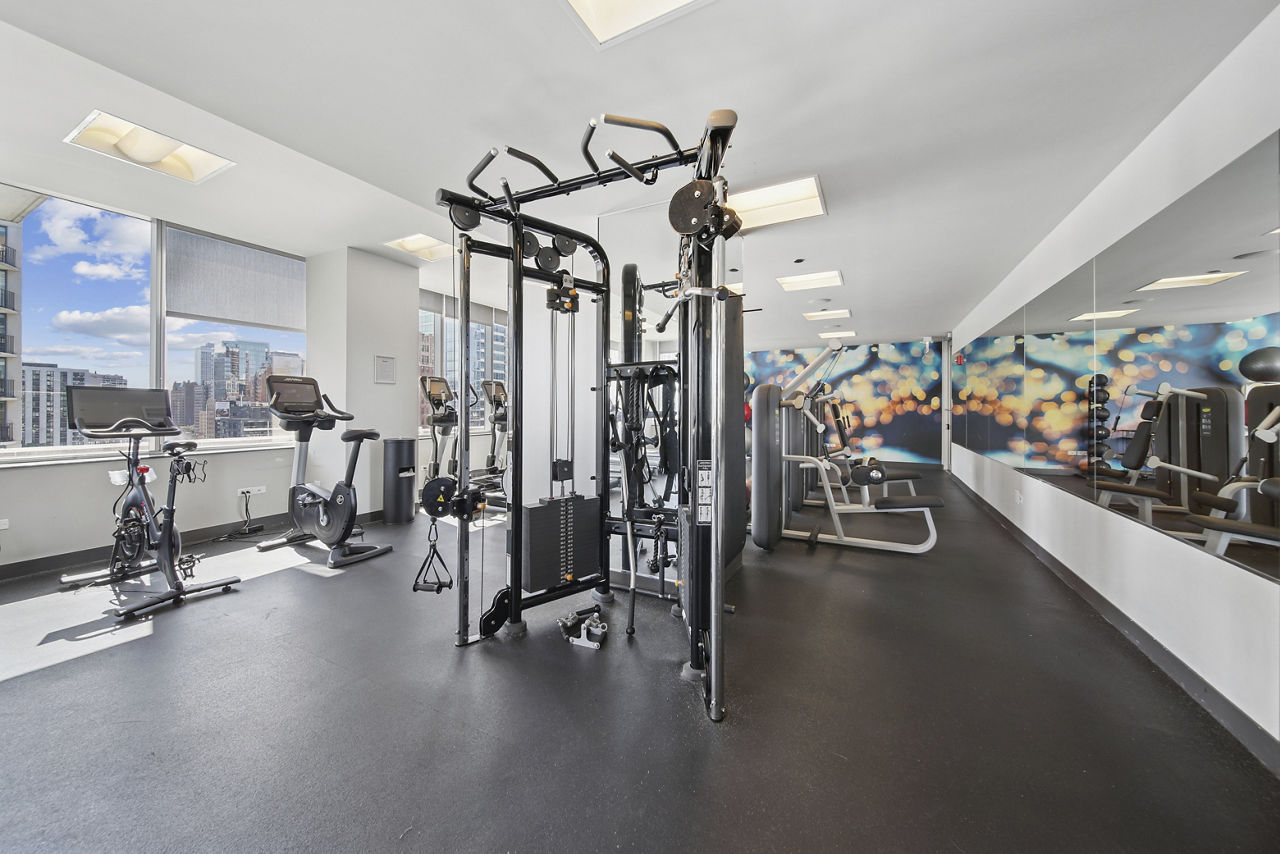 Gym at 1225 Old Town Apartments (1 of 2)