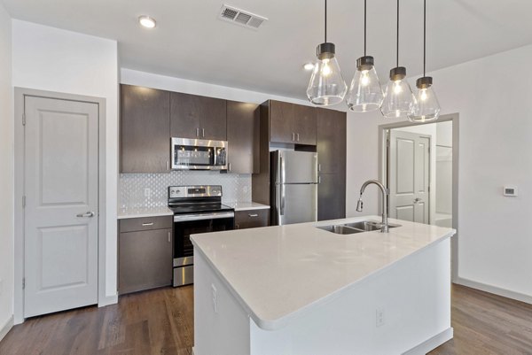 kitchen at Vue 21 Apartments