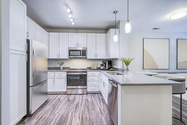 kitchen at Del Ray Central Apartments