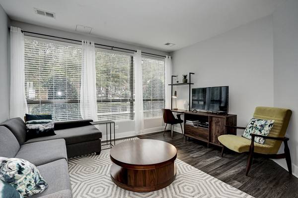 living room at Del Ray Central Apartments