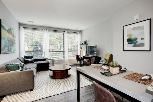 living room at Del Ray Central Apartments