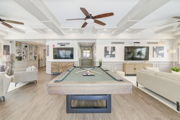Clubhouse at The Hawthorne Apartments: Stylish lounge areas and modern amenities in Greystar's luxury community