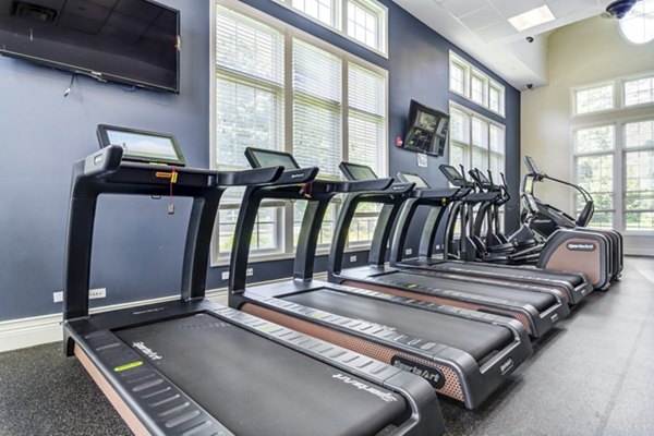 fitness center at The Prescott at Concord Apartments