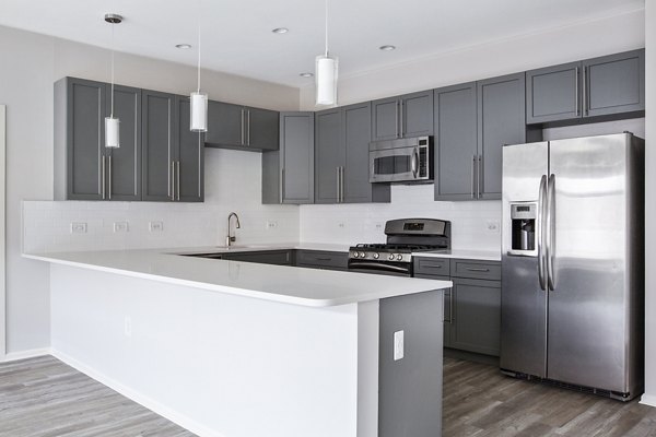 kitchen at 1000 Jefferson Street Apartments