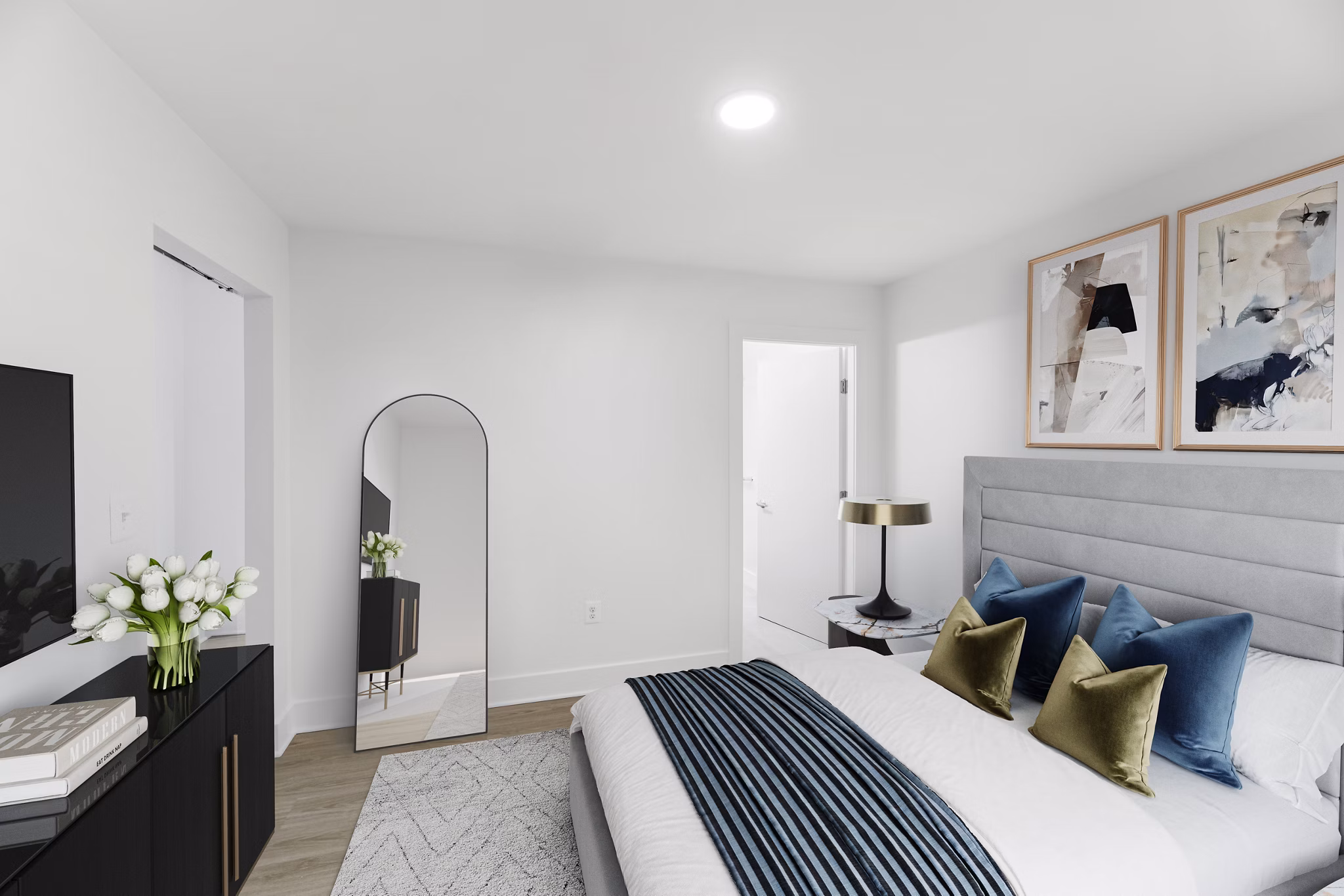 bedroom at Louis at 14th Apartments 