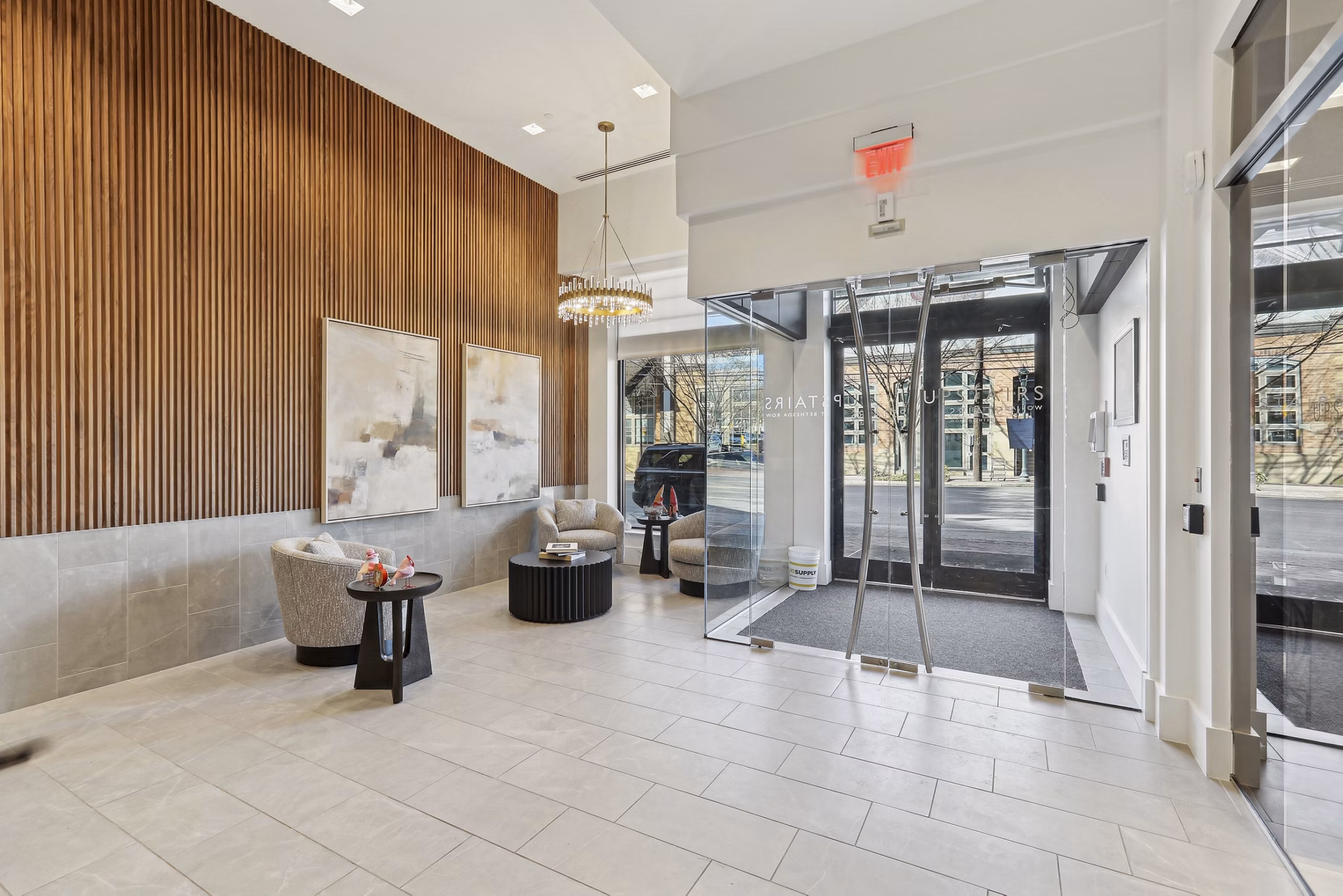 clubhouse at Upstairs at Bethesda Row Apartments