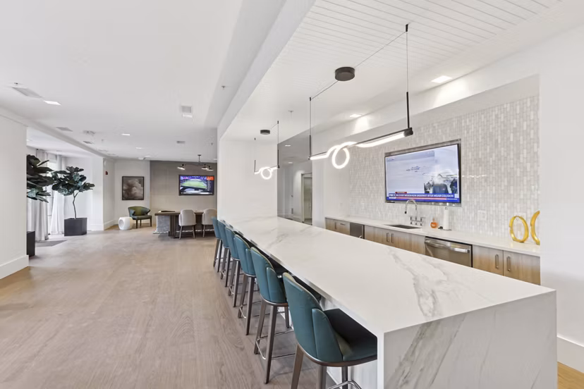 clubhouse at Upstairs at Bethesda Row Apartments