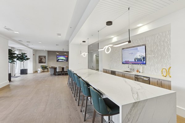 clubhouse at Upstairs at Bethesda Row Apartments