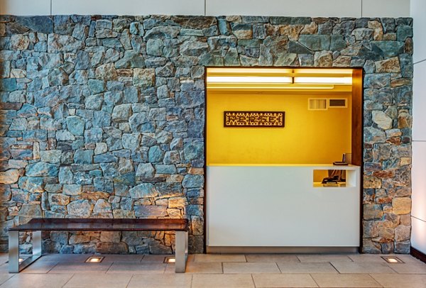 clubhouse/lobby at PerSei at Pike & Rose Apartments