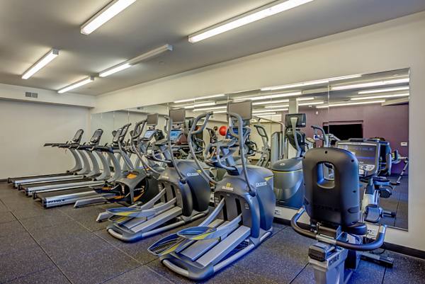 fitness center at PerSei at Pike & Rose Apartments