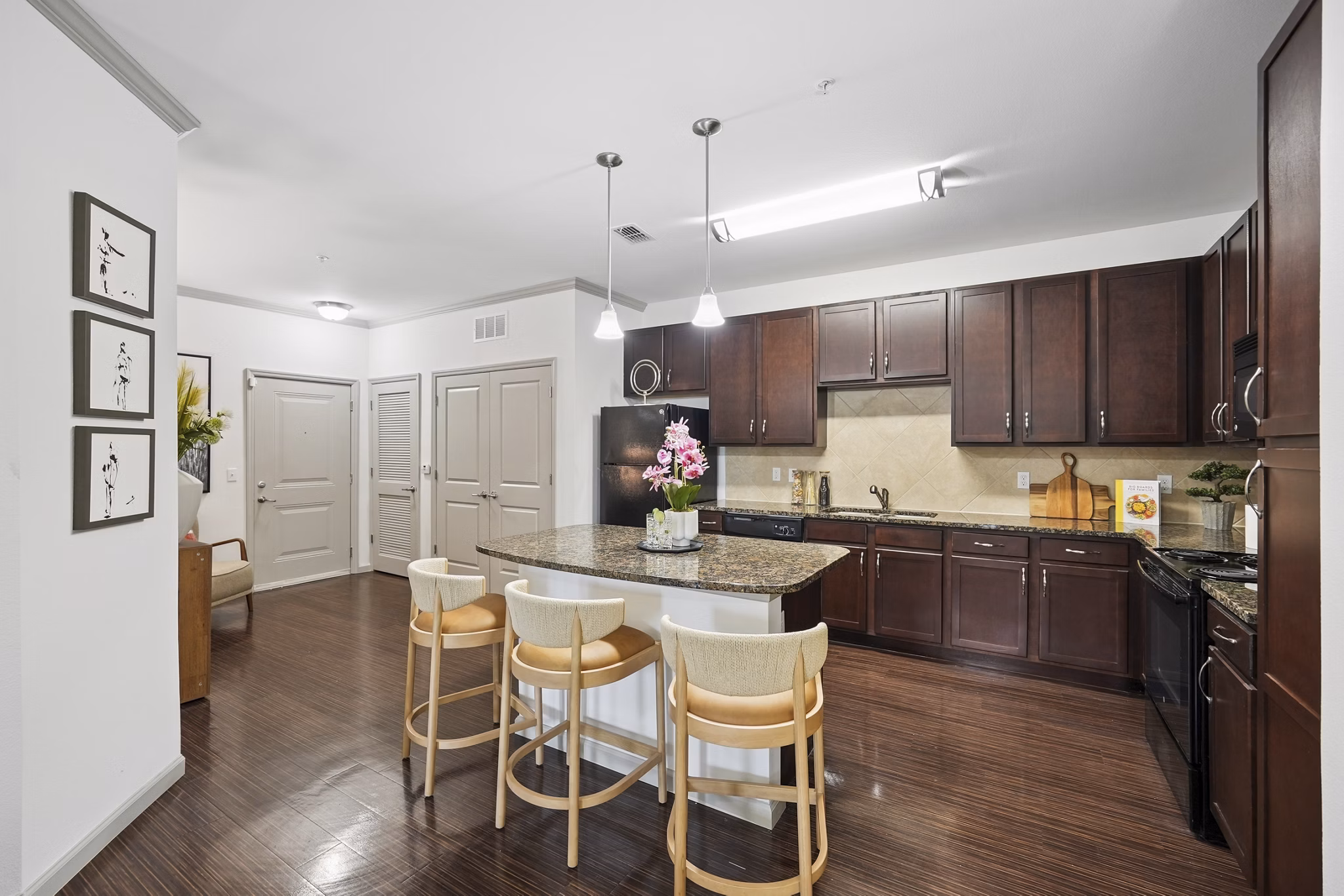 kitchen at Sanctuary at Eagle Creek Apartments 