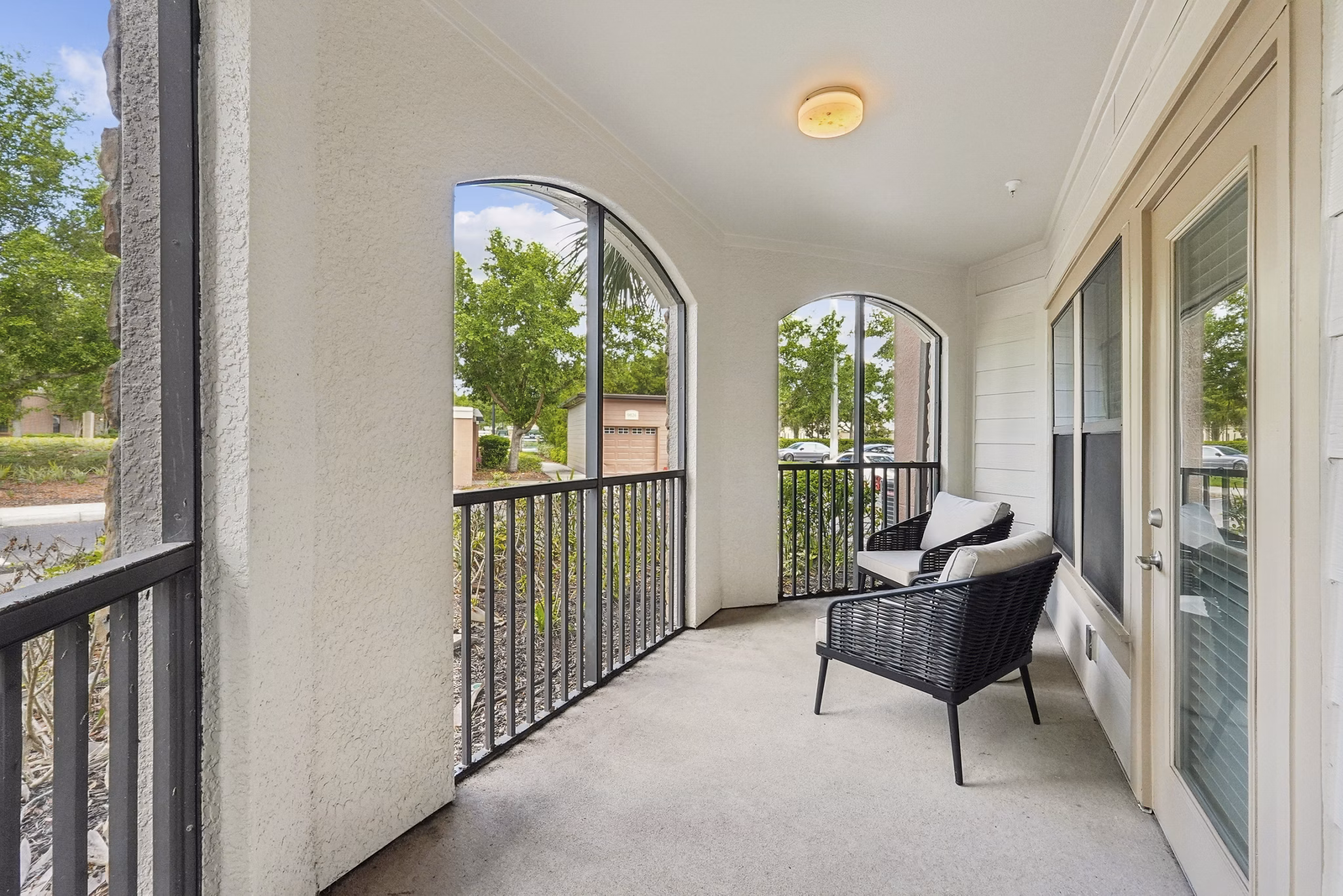 patio at Sanctuary at Eagle Creek Apartments 